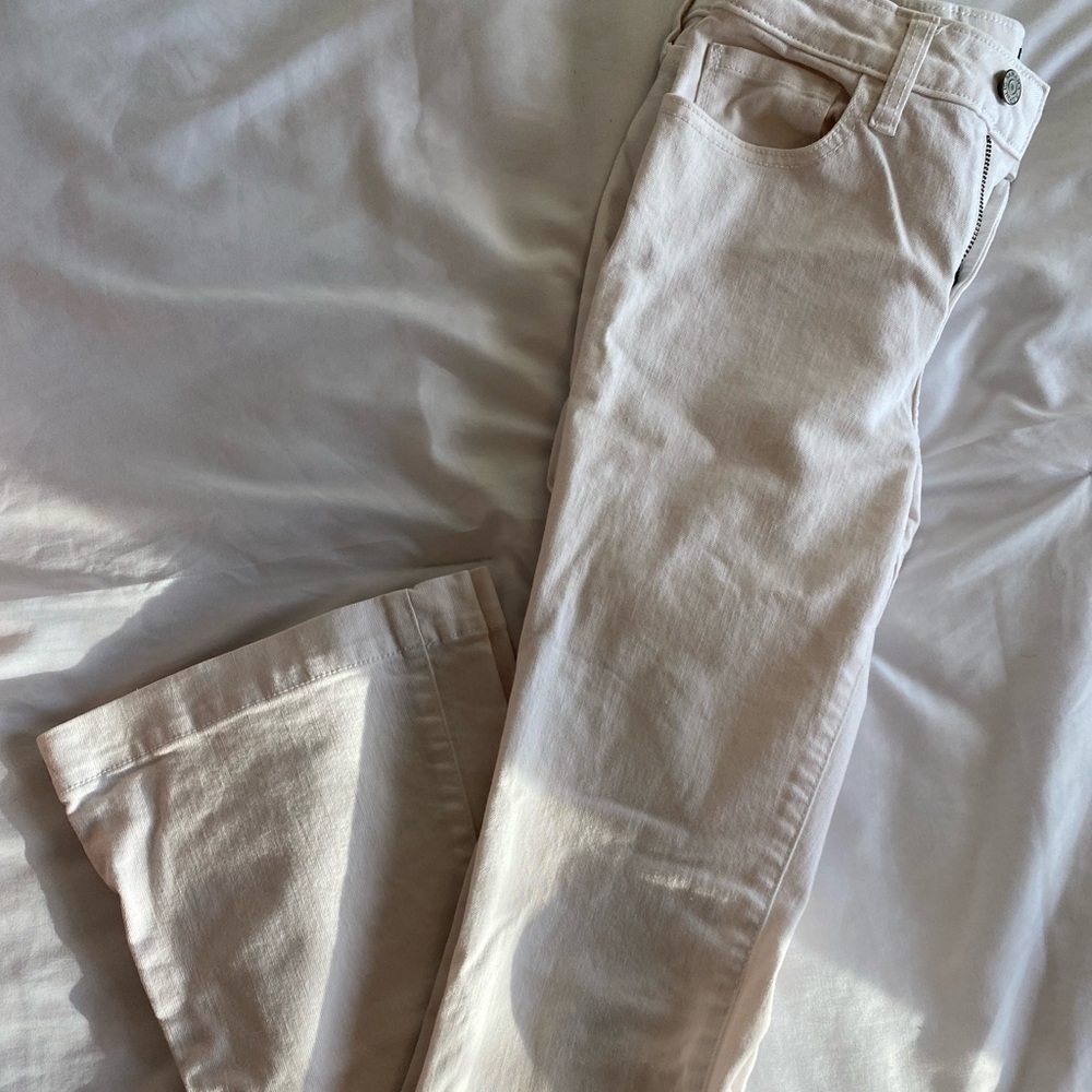 White Flare Jeans
